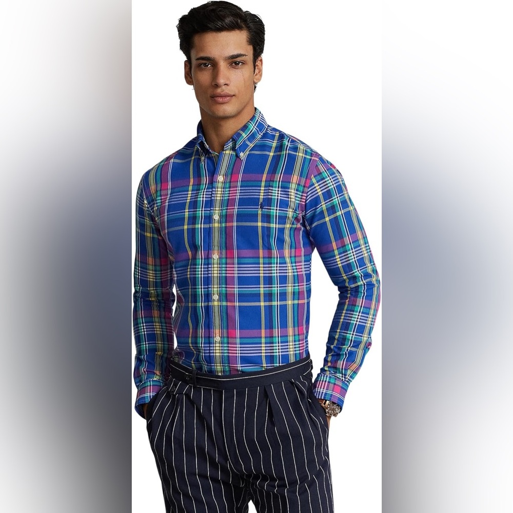 Men's Multicolor Plaid Shirt